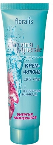 Крем-флюїд для обличчя з тонуючим ефектом - Floralis Aroma Minerale Face Cream