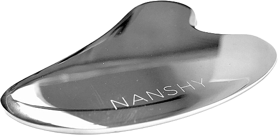 Гуаша для лица из нержавеющей стали - Nanshy Gua Sha Stainless Steel — фото N2