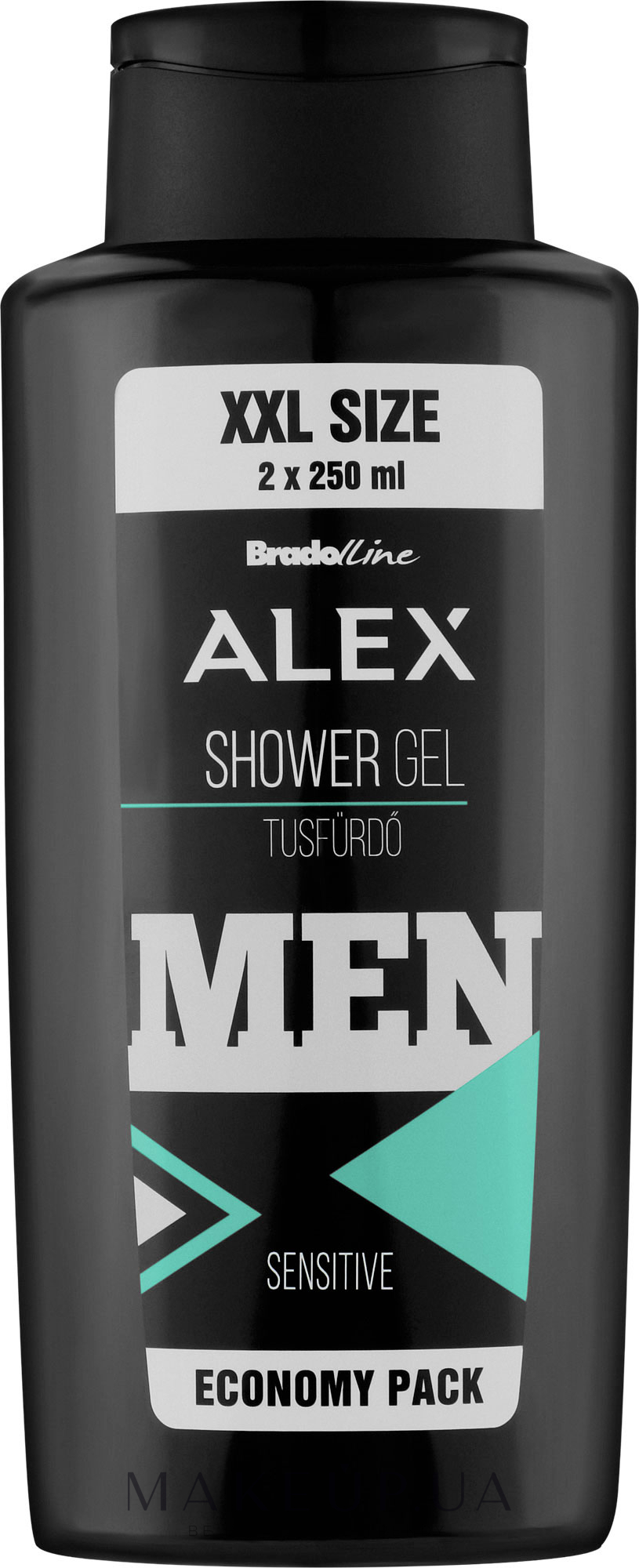 Гель для душа - Bradoline Alex Sensitive XXL Size Shower Gel — фото 500ml