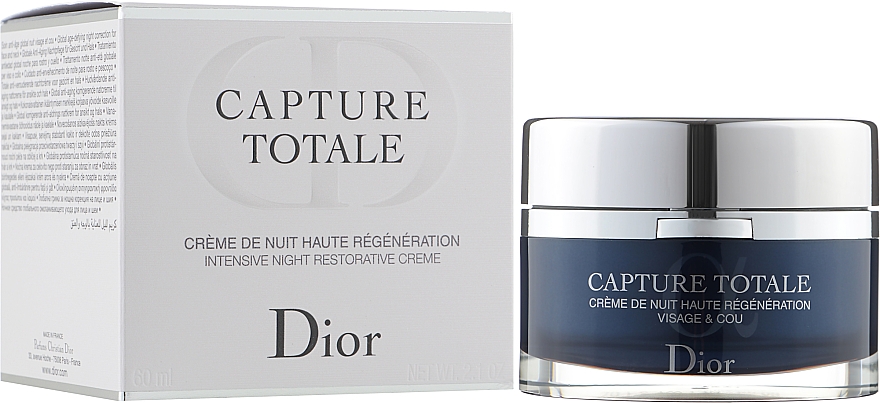 Нічний відновлювальний крем для обличчя і шиї - Dior Capture Totale Nuit Intensive Night Restorative Creme — фото N2