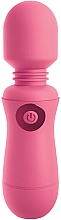 Вибратор - PipeDream OMG! Wands #Enjoy Rechargeable Vibrating Wand Pink — фото N3
