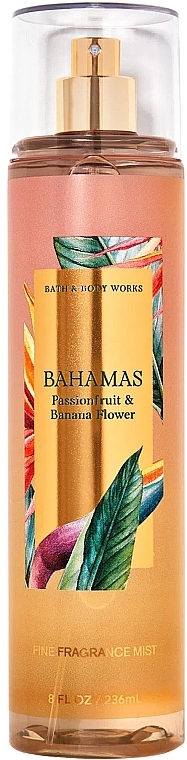 Парфюмированный спрей для тела "Маракуйя и цветок банана" - Bath & Body Bahamas Passionfruit & Banana Flower Fine Fragrance Mist — фото N1