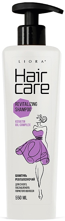 Шампунь ревіталізуючий для сухого, послабленого, пористого волосся - Liora Hair Care Revitalizing Shampoo — фото N1