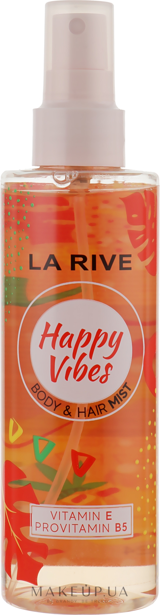 Парфюмированный спрей для волос и тела "Happy Vibes" - La Rive Body & Hair Mist — фото 200ml