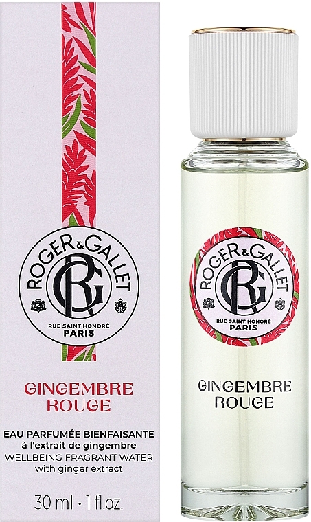 Roger&Gallet Gingembre Rouge Wellbeing Fragrant Water - Ароматична вода — фото N2