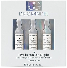 Парфумерія, косметика Нічний ампульний концентрат з комплексом олій - Dr. Grandel Hyaluron at Night
