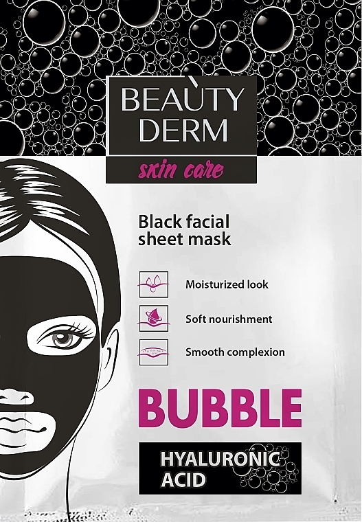 Пенная тканевая маска для лица - Beauty Derm Bubble Face Mask