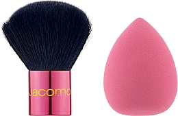 Парфумерія, косметика Jacomo Beauty Kit For Her (brush + sponge) - Подарунковий набір