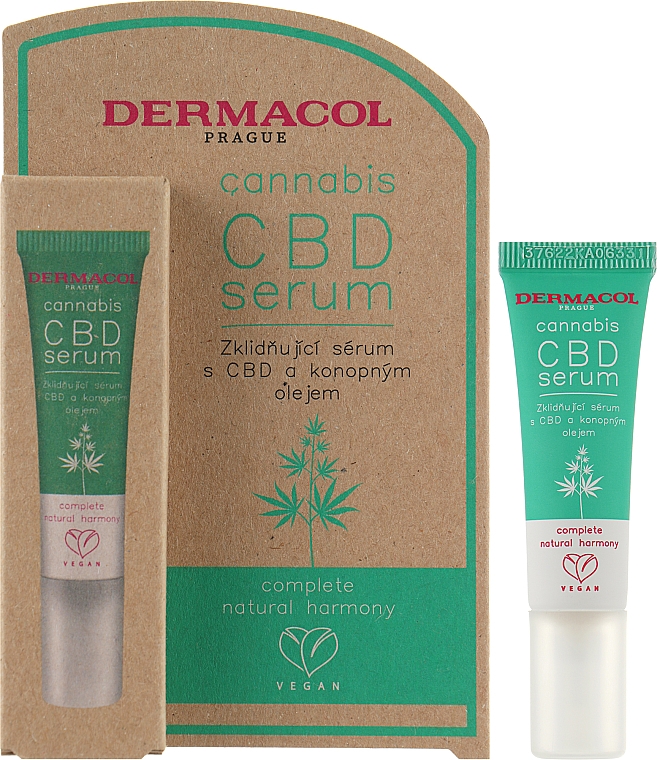 Сыворотка для лица с конопляным маслом - Dermacol Cannabis CBD Serum — фото N2