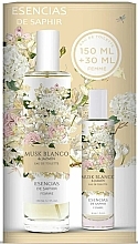 Духи, Парфюмерия, косметика Saphir Parfums Flores de Saphir Musk Blanco & Jazmin - Набор (edt/150ml + edt/30ml)