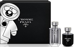 Парфумерія, косметика Prada L'Homme Prada - Набір (edt/50ml + sh/gel/100ml)