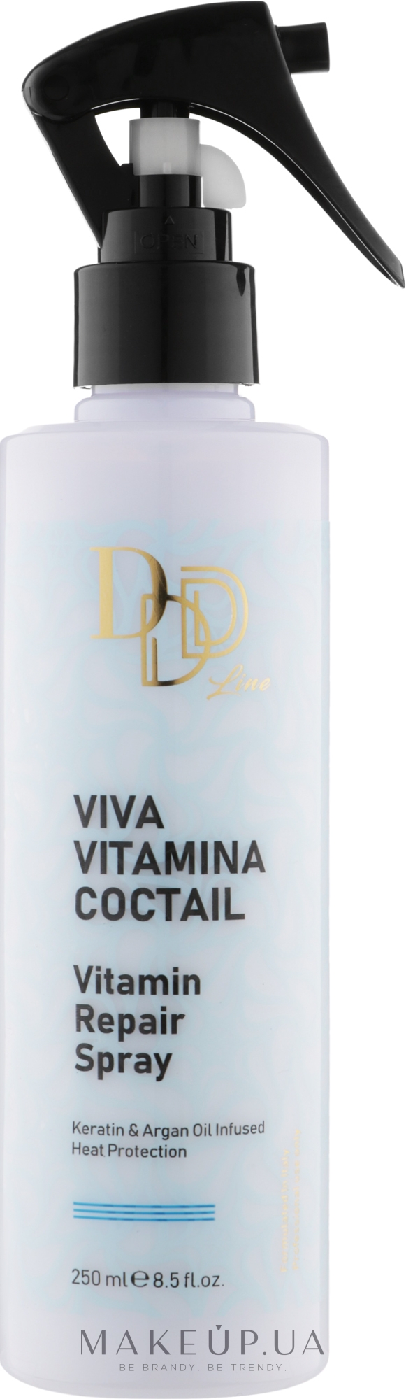 Восстанавливающий спрей для волос "Сила витамин" - Clever Hair Cosmetics 3D Line Viva Vitamina Coctail Repair Spray — фото 250ml