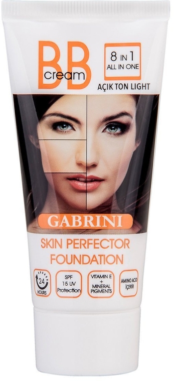 ВВ-крем для лица - Gabrini BB 8in1 Skin Perfector Foundation Cream SPF15 — фото N1