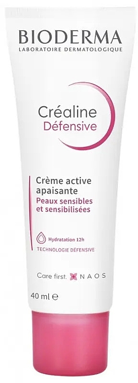 Заспокійливий крем для обличчя та шиї - Bioderma Crealine Defensive — фото N1