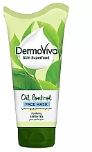 Маска для лица с зеленым чаем - Dabur Dermoviva Oil Control Face Mask — фото N1