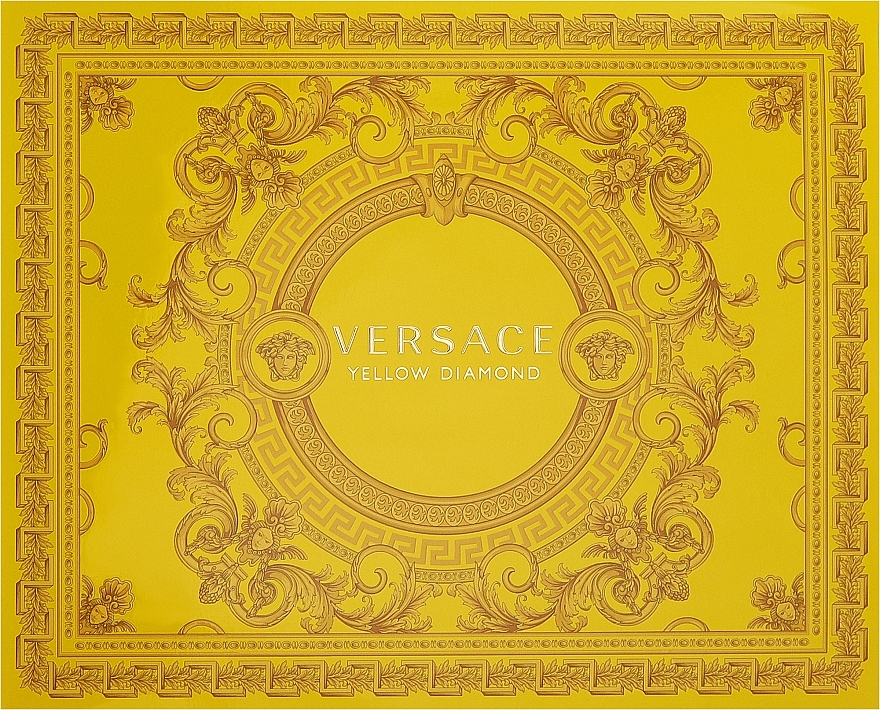 Versace Yellow Diamond - Набір (edt/50ml + b/lot/50ml + sh/gel/50ml) — фото N2