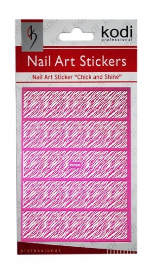 Наклейка для дизайна ногтей - Kodi Professional Nail Art Stickers BP008 — фото N1