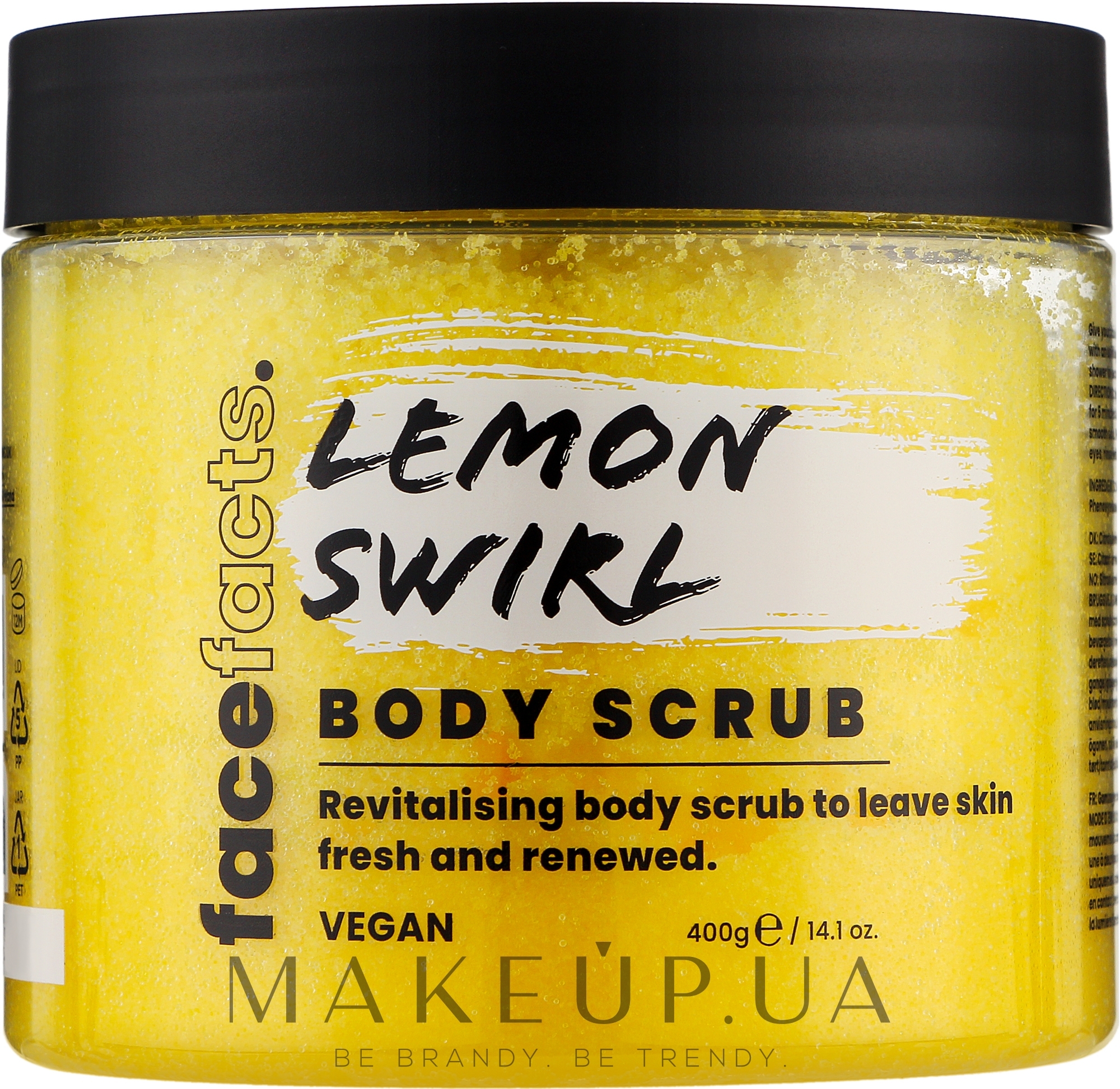 Скраб для тела "Лимонный вихрь" - Face Facts Body Scrub Lemon Swirl — фото 400g