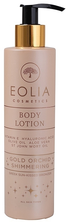 Лосьйон для тіла з шимером "Золота орхідея" - Eolia Body Lotion Gold Orchid Shimmering — фото N1