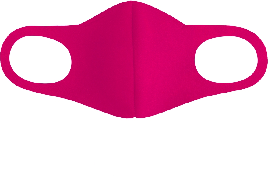 Маска тканинна з фіксацією, рожева, M-size - MAKEUP — фото N3