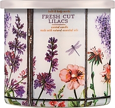 Духи, Парфюмерия, косметика Аромасвеча 3-х фитильная "Fresh Cut Lilacs" - Bath and Body Works Candle