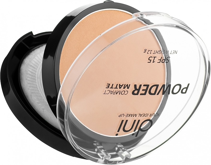 Пудра компактна - Dini Powder Compact Matte SPF15 — фото N2