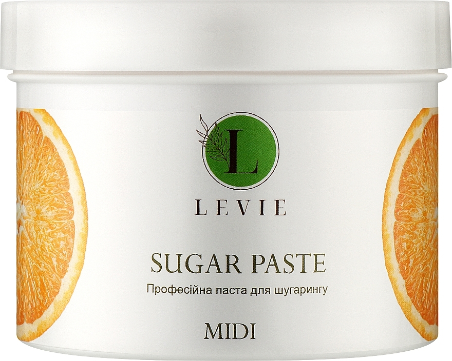 Професійна паста для шугарингу "Апельсин" - Levie Sugar Paste Midi — фото N1