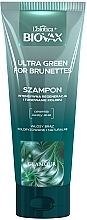 Шампунь для волосся - L'biotica Biovax Glamour Ultra Green for Brunettes — фото N1