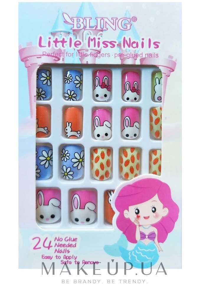 Накладные ногти для детей, 24 шт. - Bling Little Miss Nails — фото 405