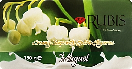 Духи, Парфюмерия, косметика Мыло "Ландыш" - Rubis Care Muguet Creamy Soap With Extra Glycerine