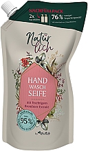 Жидкое мыло для рук с ароматом "Лесные ягоды" - Evita Naturlich Liquid Soap Forest Berry (дой-пак) — фото N1
