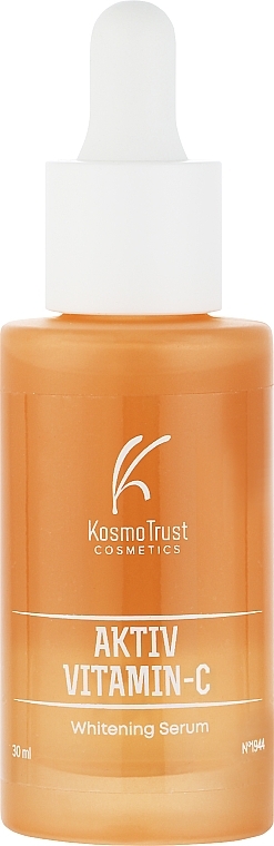 Відбілювальна сироватка з вітаміном С - KosmoTrust Cosmetics Aktiv Vitamin-C Whitening Serum