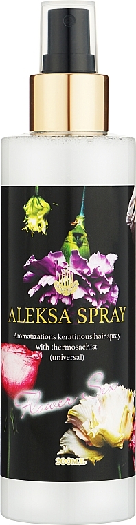 Aleksa Spray - Ароматизированный кератиновый спрей для волос AS34