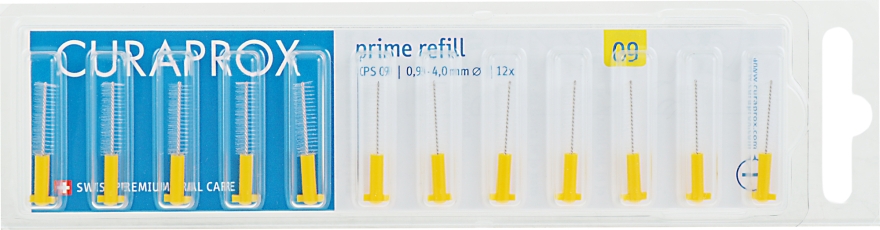 Набір йоржиків "Prime Refill", CPS09, 0.9-4.0 мм. - Curaprox — фото N1