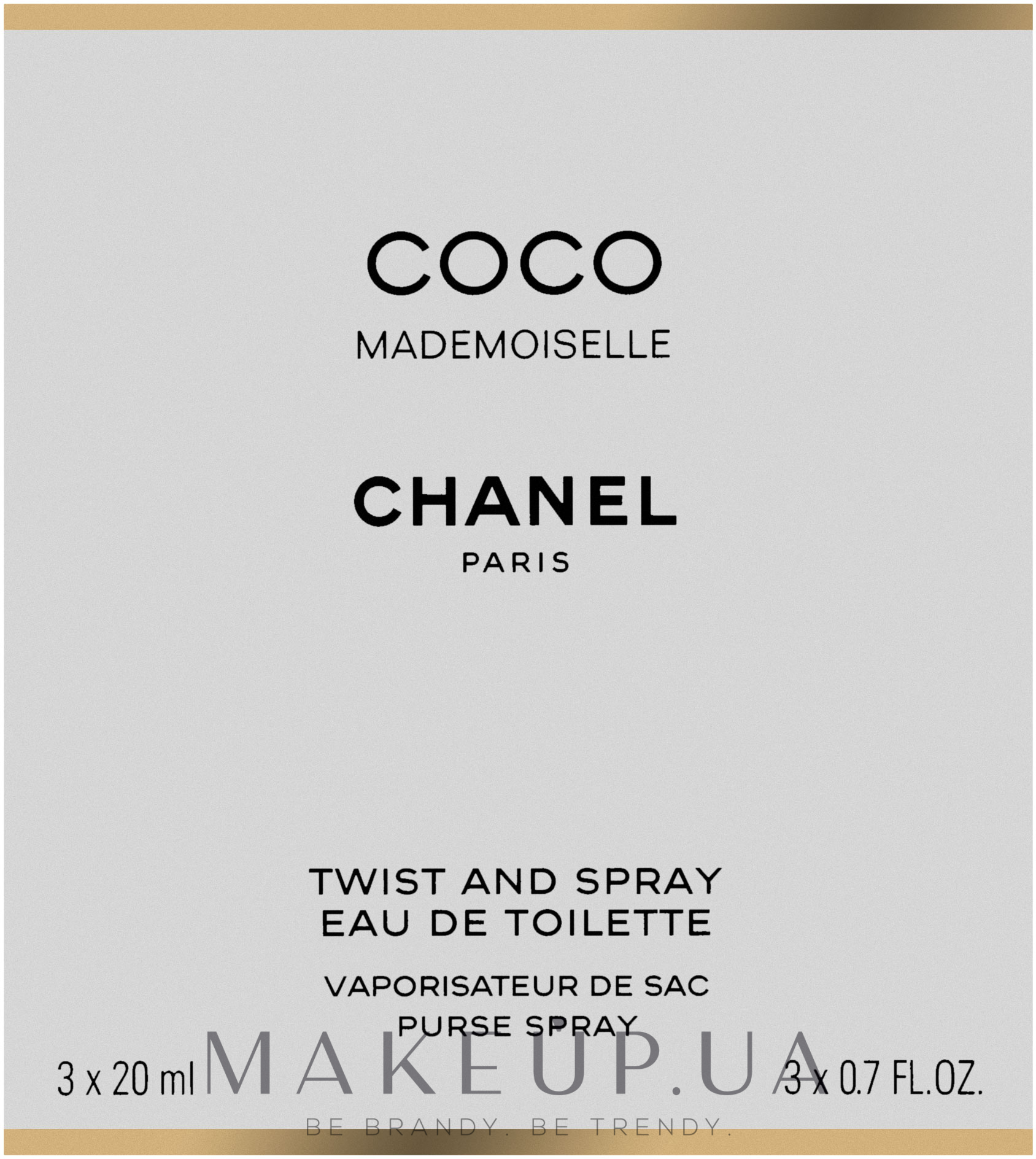Chanel Coco Mademoiselle - Туалетна вода (змінний блок + 2 запасних) — фото 3x20ml