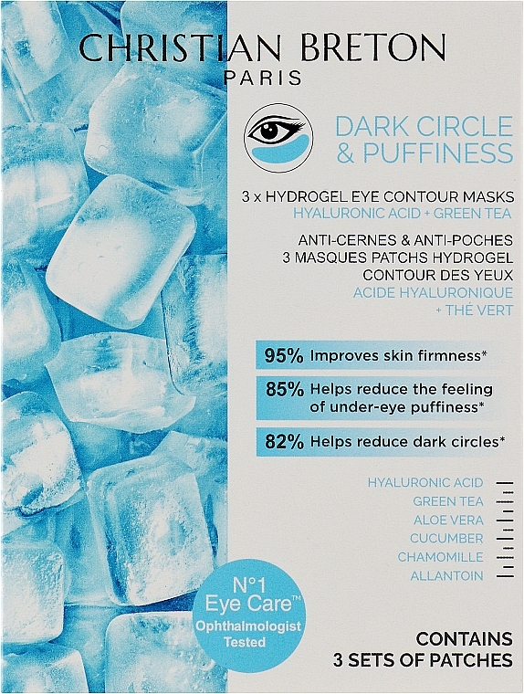 Патчі під очі миттевої дії - Christian Breton Eye Priority Dark Circle & Puffiness Eye Contour Mask — фото N1