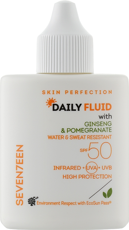 Крем сонцезахисний SPF 50 - Seventeen Skin Perfection Daily Fluid SPF 50 — фото N1