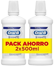 Набор - Oral-b 3D White Luxe Perfection (mouthwash/2x500ml) — фото N2