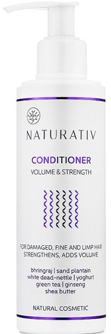 Кондиціонер для волосся "Об'єм і блиск" - Naturativ Volume & Shine Conditioner — фото N2