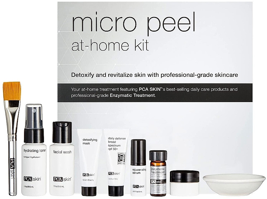 Набор, 9 продуктов - PCA Skin Micro Peel At-Home Kit — фото N1