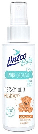 Дитяча олія для тіла з календулою - Linteo Baby Calendula Baby Body Oil — фото N1