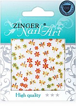 Духи, Парфюмерия, косметика Наклейки для дизайна ногтей, fda-190 - Zinger Nail Art Sticker