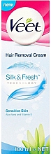 Крем для депіляції - Veet Silk & Fresh Hair Removal Cream — фото N4
