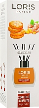 Аромадиффузор "Имбирный пряник" - Loris Parfum Exclusive Ginger Cookie Reed Diffuser — фото N1