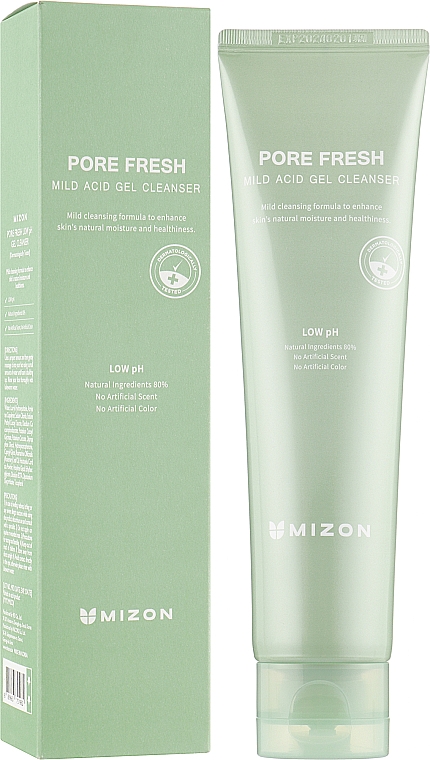 Очищающий гель для умывания - Mizon Pore Fresh Mild Acid Gel Cleanser — фото N2