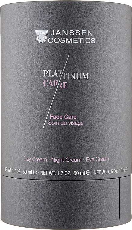Набір - Janssen Cosmetics Platinum Care (сr/50ml + cr/50ml + eye/cr/15ml) — фото N1