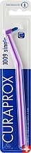 Парфумерія, косметика Монопучкова зубна щітка "Single CS 1009", фіолетова з синіми ворсинками - Curaprox