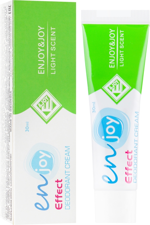 Эко-крем-дезодорант - Enjoy & Joy Scent Deodorant Cream (туба) — фото N1