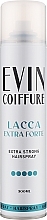 Лак для волосся "Екстрасильна фіксація" - Evin Coiffure Extra Strong Hairspray — фото N1