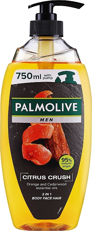 Гель для душа - Palmolive Men Citrus Crush 3w1 — фото N2